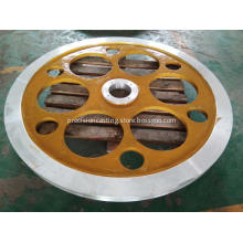 Aluminum pulley wheel sand casting